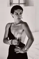 Helmut Newton, Paloma Picasso, Saint-Tropez, 1973, Gelatin silver print