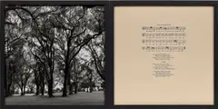 Carrie Mae Weems, Untitled from Sea Islands, 1992, Diptych comprised of a gelatin silver print and a screenprinted text panel