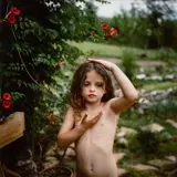 Sally Mann, Untitled (Virginia with Trumpet Vine), 1991, Dye destruction print