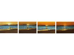Youssef Nabil, I Will Go To Paradise, Self Portrait, Hyères, 2008, A suite of four hand-colored gelatin silver prints