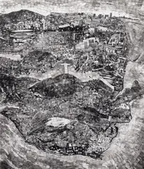 Sohei Nishino, Diorama Map Rio de Janeiro, 2011, chromogenic print, flush-mounted