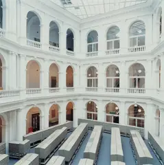 Universitätsbibliothek Hamburg B by Candida Höfer, 2000, Chromogenic print, sold Oct 2024