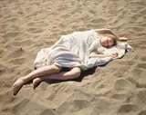 Katy Grannan, Claire, Baker Beach, 2006, Archival pigment print, printed 2007, flush-mounted