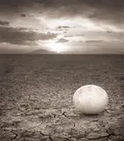 Nick Brandt, Abandoned Ostrich Egg, Amboseli, 2007, Archival pigment print