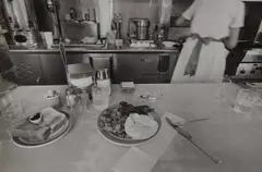 Untitled (diner breakfast) by William Eggleston, 1960-1965, Gelatin silver print, sold Oct 2024