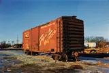 William Eggleston, Untitled (Frisco Rail Car)