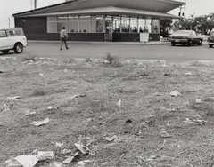 North Denver by Robert Adams, 1973, Gelatin silver print, printed 1997, offered Oct 2024