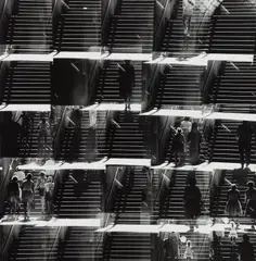 Chicago (59 AF-1 S6-2) by Ray Metzker, 1959, Gelatin silver print, printed later, sold Oct 2024