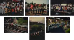 Paul Fusco, Selected Images from Robert F. Kennedy's Funeral Train, 1968, Six dye destruction prints, printed later