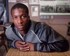 Dawoud Bey, Joseph, School Of Arts, San Francisco from Class Pictures, 2006, Chromogenic print with text panel, flush-mounted