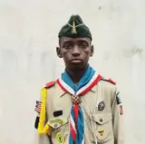 Mohammed Bah, Monrovia, Liberia from Boy Scouts by Pieter Hugo, 2006, Archival pigment print, flush-mounted, sold Oct 2024