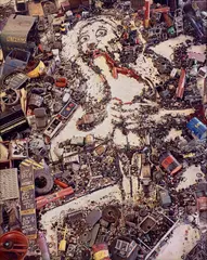 Saturn Devouring One Of His Sons, After Francisco De Goya y Lucientes from Pictures of Junk by Vik Muniz, 2005, Chromogenic print, printed 2008, flush-mounted, offered Oct 2024