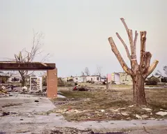Joel Sternfeld, After a Tornado, Grande Isle, Nebraska, June, 1980, Chromogenic print, printed 2003, flush-mounted