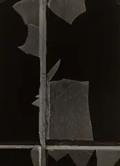 New York (Broken Glass) by Aaron Siskind, 1947, Gelatin silver print, offered Oct 2024