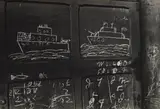 Helen Levitt, Untitled (graffiti battleships)