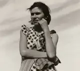 Migrant Worker, Coachella Valley, California by Dorothea Lange, 1938, Gelatin silver print, sold Oct 2024
