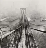 Arthur Leipzig, Brooklyn Bridge, 1946, Gelatin silver print, printed later