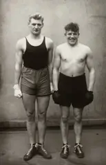 August Sander, The Boxers, 1928, Gelatin silver print, printed 1992 by Gerd Sander