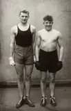August Sander, The Boxers, 1928, Gelatin silver print, printed 1992 by Gerd Sander