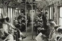 IRT 2, NYC by Danny Lyon, 1979-1980, Gelatin silver print, printed 1991, sold Dec 2024