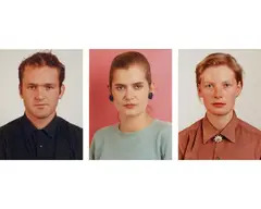 Thomas Ruff, Selected Porträts (Portraits), 1984-1988, Three chromogenic prints