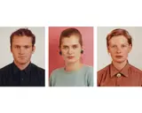 Thomas Ruff, Selected Porträts (Portraits), 1984-1988, Three chromogenic prints