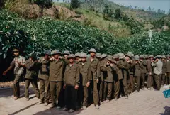 Military Ceremony, Sơn La, Vietnam by Mitch Epstein, 1995, Chromogenic print, sold Dec 2024