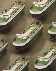 Roe Ethridge, Car Carrier, 2002, Chromogenic print, flush-mounted