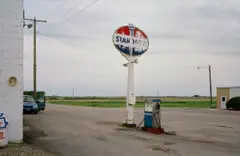 Jeff Brouws, Main Street, Antler, North Dakota, 2004, Archival pigment print, flush-mounted