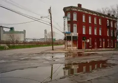 Jeff Brouws, Abandoned Neighborhood Bar On Ohio Street (Since Demolished), Buffalo, New York, 2002, Archival pigment print, flush-mounted