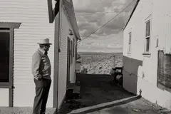 Nevada by Henry Wessel, Jr., 1977, Gelatin silver print, sold Dec 2024