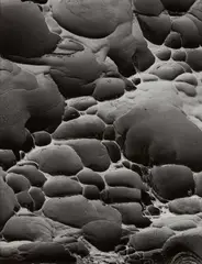 Eroded Rock, Shore Acres by Brett Weston, 1975, Gelatin silver print from Oregon, printed 1975, sold Dec 2024