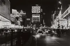 Times Square (night) by Frank Paulin, 1956, Gelatin silver print, printed later, sold Dec 2024