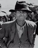 Ex-Tenant Farmer on Relief Grant in Imperial Valley, California by Dorothea Lange, 1937, Gelatin silver print, printed later, sold Dec 2024