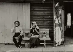 Amana Society Village, Iowa by Dorothea Lange, 1941, Gelatin silver print, probably printed 1950s-1960s, sold Dec 2024