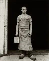 Lackierer, Köln (Varnisher, Cologne) by August Sander, 1932, Gelatin silver print, printed 1976 by Gunther Sander, sold Dec 2024