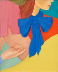 Collage 1 by Elana Bowsher, 2020, oil on canvas, offered Mar 2024