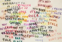 Sean Landers, It's Over, 2008, oil on linen