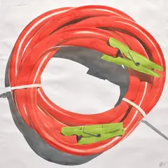 Alexandre Arrechea, El Princípio y el fin, 2006, watercolor on paper
