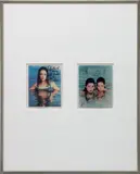 Richard Prince, Untitled (Publicity), 1999, ink on 2 publicity photographs, in artist's frame