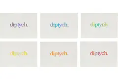 Six works: (i-vi) Study for "diptych" installation by Ricci Albenda, 2005, acrylic on paper, sold Mar 2024