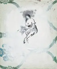 Sue Williams, Rosie, 1994, acrylic on fabric on canvas