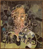 Anton Henning, Portrait No. 183, 2007, oil on canvas, in artist's frame