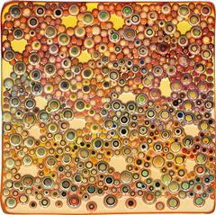 Markus Linnenbrink, Yellow Finch Loose White, 2004–2005, epoxy resin on panel