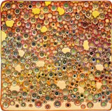 Markus Linnenbrink, Yellow Finch Loose White, 2004–2005, epoxy resin on panel
