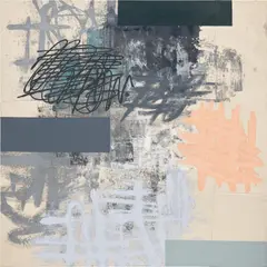 Patrick Alston, Through the Midst, 2020, acrylic, gouache, oil and oilstick on sewn canvas