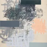 Patrick Alston, Through the Midst, 2020, acrylic, gouache, oil and oilstick on sewn canvas