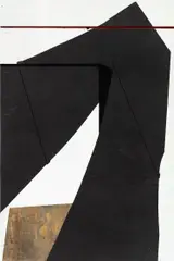 Tunnel IV: Studio Study by Serge Alain Nitegeka, 2011, acrylic and oil on found wood, offered Mar 2024