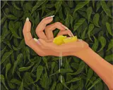 Scout Zabinski, Pressure (17 Days No Dating), 2022, oil on canvas
