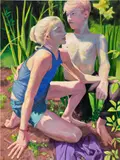 Julia Gould, Scouts, 2018, oil on canvas